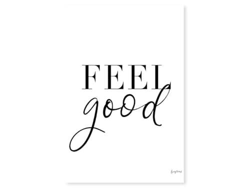 Tableau Feel Good toile imprimée décoration murale maison 40x60 - 2