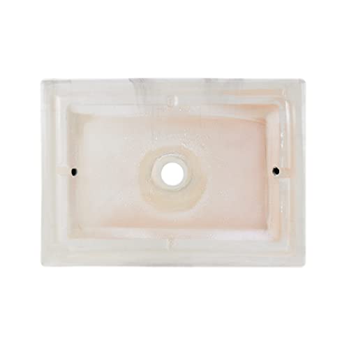 Swiss Madison SM-VSM282W1 Voltaire 22 Inch Ceramic Vessel Bathroom Sink, White Marble thumb #4