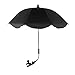 Parapluie pour Poussette bébé | Clip Universel sur Parapluie de Poussette | Parasol pour Poussette bébé avec Pince, réglable à 360 ° et Protection UV, Parapluie de Chaise pour chaises de Generic
