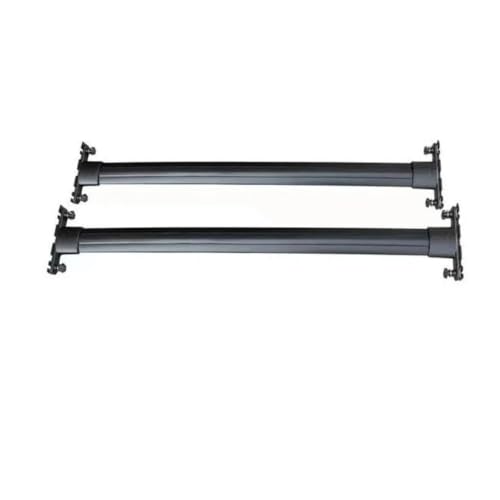 Barres de toit transversales verrouillables pour Lexus LX470 1998-2007 argent noir 2pc