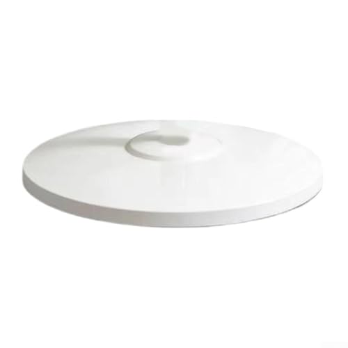 Base de ventilador de pie con peso, reemplazo redondo de 40 x 40 cm, estabilidad antivuelco, montaje seguro para oficina en casa (blanco)