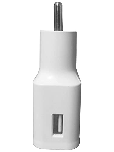 Image of Fast Charger With 1 Meter Micro USB Type B Charger For Vivo Y11 Original Adapter Like Wall Charger Android [2.4 Amp, White]