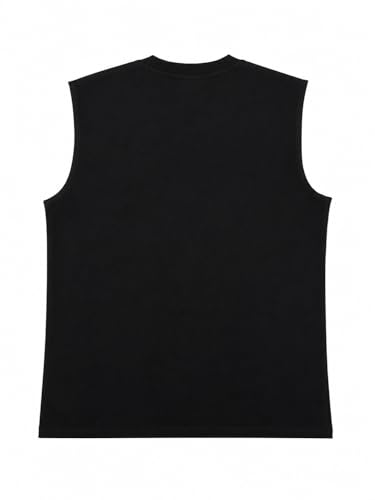 Image of Men's Sleeveless Tank Top for Daily & Gym Use | Round Neck Athletic T-Shirt | Breathable Sports Vest for Workout Running Training Fitness & Casual Wear