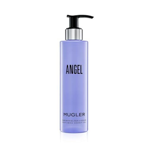 Gel douche pour femme Mugler Angel pour sublimer la peau terne et prolonger le parfum