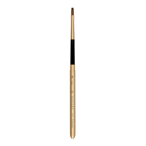 Pan Art Flat Travel Brush Synthetic Sable No.04 for Watercolour, Art Supplies, Painting Brush - 1 Piece