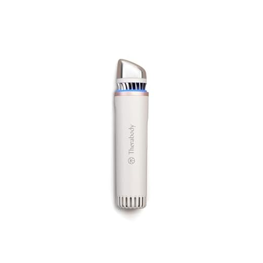 Therabody TheraFace Depuffing Wand – Cold and Heat Skincare Treatment to Depuff and Glow; Beauty Wand, Face Roller and Eye Massager for Eye Puffiness, Dark Circles and Skin Radiance (White)