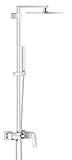 ducha grohe rainshower Sistema antical SpeedClean Grohe 23147001 Euphoria Cube - Sistema de ducha XXL con mezclador monomando, con alcachofa de 230 mm y teleducha de un chorro
