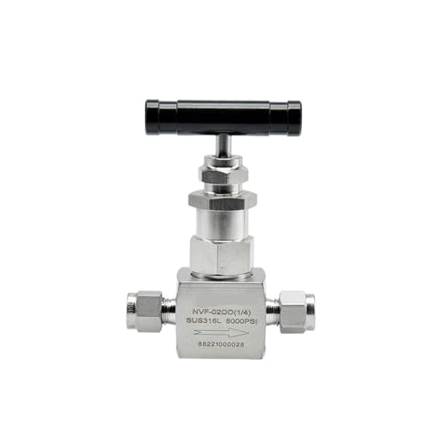 Valve à aiguille 6000psi débit réglable pour compression de gaz