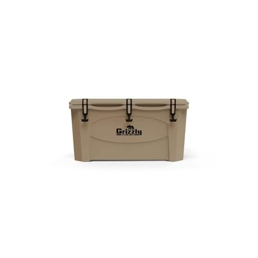 Grizzly 75 Cooler, Tan, G75, 75 QT