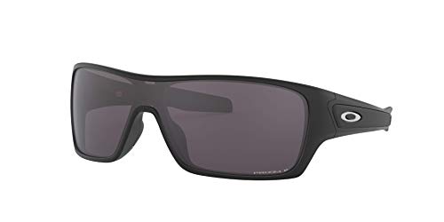 Óculos de Sol Oakley Polarizado Turbine Rotor 0OO9307 930728 Tam 32 / Preto Fosco - Lentes Prizm Grey Polarized