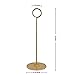 Urban Deco 16 Pieces Table Card Holder 8 inches Table Number Holders Place Steel Card Holders for Photos, Food Signs, Memo Notes, Weddings, Restaurants, Birthdays (Gold)