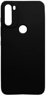 Capa Capinha Silicone Aveludada Preta Para Motorola Moto G71
