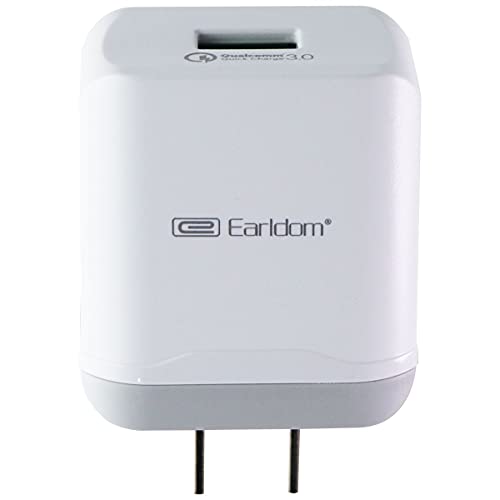 Earldom [Quick Charge 3.0] Rapid Fast USB Type C Cable and Wall Charger for LG G5,G6,V20,HTC 10,Samsung Galaxy S8,S8 Plus,iPad,iPhone and more