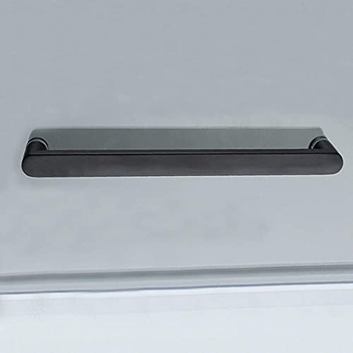Accessoires de douche en acier inoxydable bouton de porte noir rond