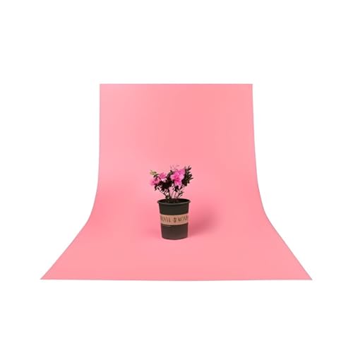 Image of SMILEDRIVE Photography Background Sheets, 60 x 120 cm, Pink & White | Waterproof, Wrinklefree, PVC Material