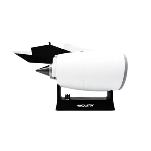 Image of NIKOLATOY Small Size RR Trent 900 Turbofan Engine Model, High-Detail Model for Enthusiasts, Multifunctional STEM Kit for Creative Projects and Exploration (T900 Small Size) (Small Size)