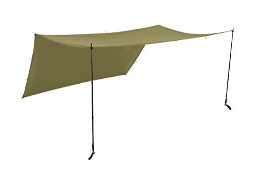 Rab Siltarp 3-Person Waterproof Lightweight Shelter Tarp for Camping and Backpacking - Olive - One Size