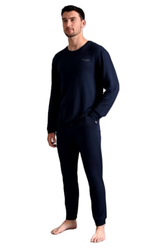 Ted Baker Mens Supersoft Jersey Jogger Sweatpants, Navy-nws-002, XL UK