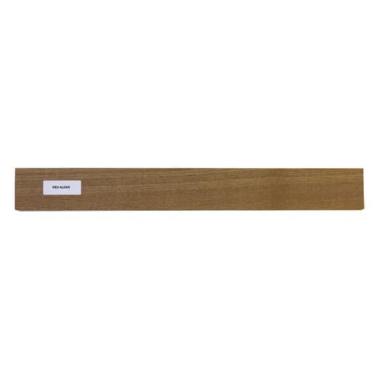 Exotic Wood Zone Alder, 3/4" x 3" x 12" Lumber - Perfect for Woodworking, DIY Projects, and Cutting Board Blanks (Pack of 4)