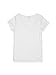 Boody Women's V-Neck Shirt - Relaxed Fit Short Sleeve Seamless Shirts for Women Casual Tops & Workout Tops, 95% Viscose Made From Bamboo for All-Day Comfort - White, X-Small