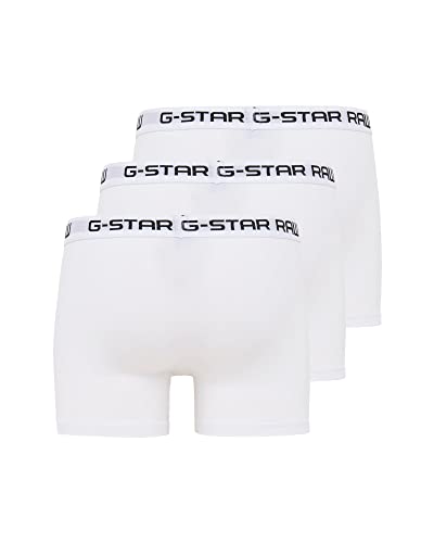 G-STAR RAW Herren Classic Trunks 3-Pack, Weiß (White/White/White D03359-2058-6008), XXL 3