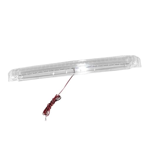 Troisième feu stop 42cm à grand angle visuel rouge 12V pour fixation universelle