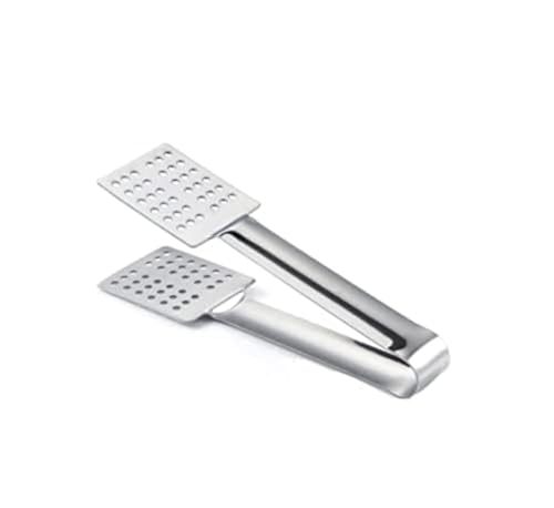 Royal Cuisine Tea Bag Squeezer Stainless Steel Holder Tongs Spoon Strainer Clip for Gripping Ice Cubes (15cm)