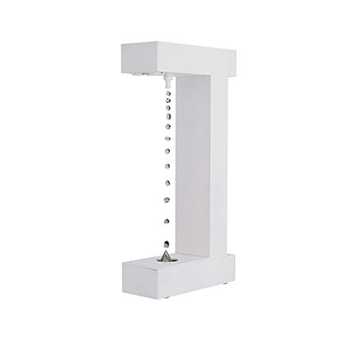 Preisvergleich Produktbild SUWEN Anti-Gravity Zeit Sanduhr, suspendiert Licht, Schwerkraft-Wasser-Tropfen-Rückwärts, Bürodekoration, Weiss