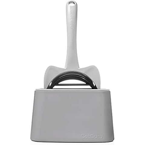 CatGuru Litter Scoop (Gray) and Litter Scoop Holder (Gray) Cover