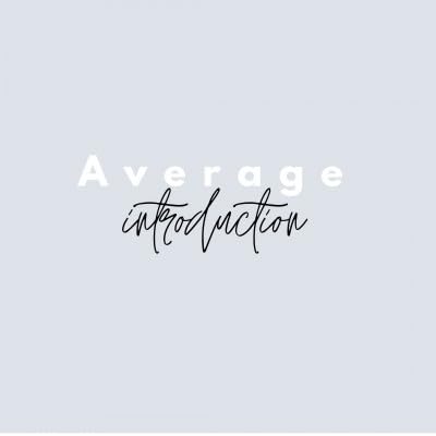Couverture de Average Introduction
