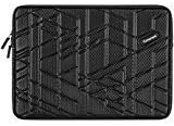 [Best Comfortable Laptop Sleeve Ever] TOMANTEK 15-15.6 Inch PU Polyester Slow-Recovery Sponge Shockproof & Water-Resistant Laptop Sleeve Case Bag/Ultrabook Laptop Tablet Bag Case/Skin Cover, Black