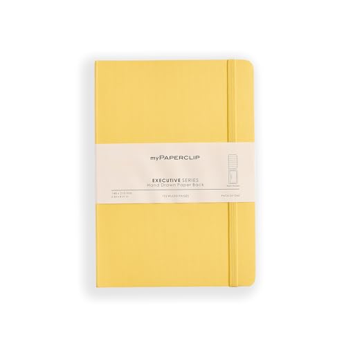 Cahier A5 ligné myPAPERCLIP Executive Series jaune ESX192A5-R contre le désordre