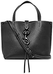 Rebecca Minkoff womens Megan Mini Tote Crossbody, Black, One Size US