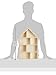 Rayher 62611000 Holz-Setzkasten Haus,FSC Mix Credit, 30x50x8cm, 8 Abteilungen,zum Hängen