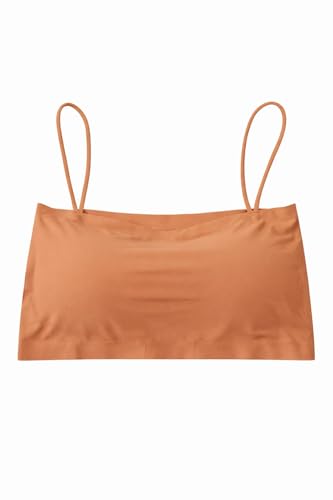 Image of Seamless Padded Bralette for Women | Free Size (Best Fit 28-32 Bust, S to M) | Stretchable Wireless Camisole Bra | Soft Comfortable