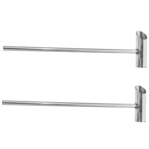 NAMOARLY 2pcs Marshmallow Spoon Ice Cream Scoop Convenient Marshmallow Sugar Scooper Natural Labels Marshmallow Machine Part Wear-resistant Sugar Scooper Silver Stainless Steel