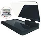 Head Up Display Holder,Max 6 Inches HD Reflector for Car HUD Cell Phone GPS Navigation Image (Gifts: one Reflective Film and one Non-Slip Mat)