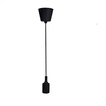 VRCT Tungsten Decorative Filament E 27 Holder Ceiling Lamp(Black)