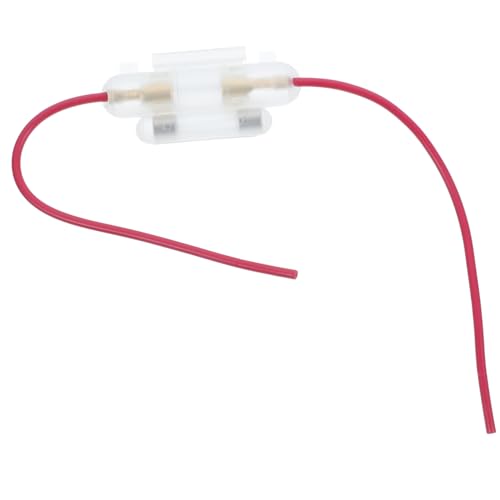 POPETPOP Portafusibles para Motocicleta y ATV Soporte Doble Inline Caja Fusibles Plástico Resistente Protección Eficaz Sistema Eléctrico Instalación Fácil para Scooters y Karts