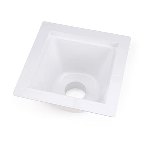 Oatey 42721 Floor-Mounted Utility Sink with 3 in. Socket, White, Small by Oatey - Image 4