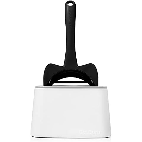 CatGuru Litter Scoop (Black) and Litter Scoop Holder (White) Cover