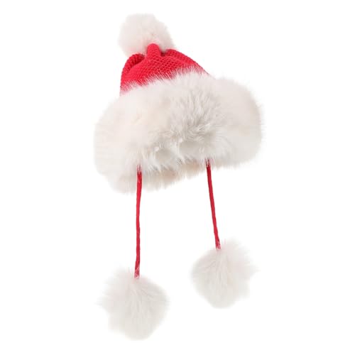 Bonnet rouge avec pompon une idée cadeau idéale pour femme cet hiver