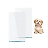 2PACK Dog Door Replacement Flaps - Measures 7.25' x 13', Medium Dog Door Flap Compatible with Ruff Weather Pet Door, BPA Free, Less Shrinkage, Weather Resistant