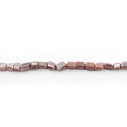 Perles de lune chocolat facettées pour réparer et personnaliser un bijou