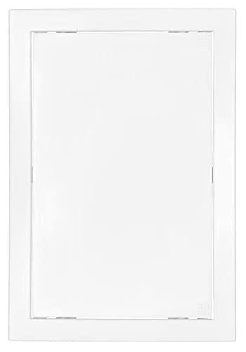 KOTARBAU® Revisionstür Revisionsklappe 20x30 cm zum Lackieren Schnappverschluss Revitür Inspektionstür Zugangstür Wartungsklappe Serviceklappe Trockenbau Reinigungsklappe Kunststoff Weiß