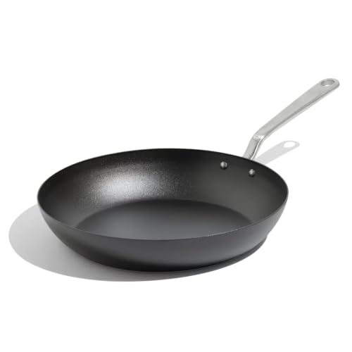 Made In Cookware - Seasoned 12 Carbon Steel Frying Pan - Professional Cookware - Crafted in Sweden - Induction Compatible