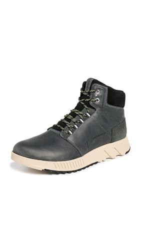 Sorel Men's Mac Hill Lite Mid Waterproof Boots - Grill, Black - Size 9