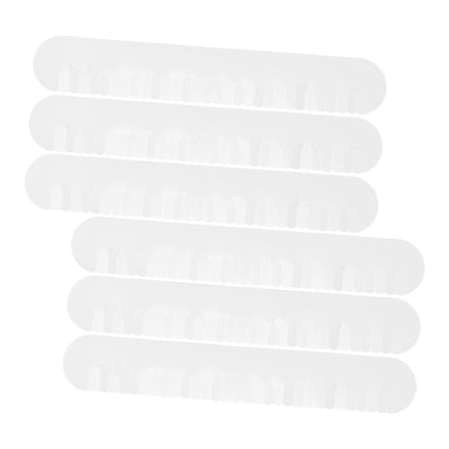 VICASKY 6 piezas protectores para extensiones de cabello multiorificio protección para extensiones de cabello para proteger el cuero cabelludo para la colocación precisa de extensiones