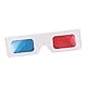 CENPEK 10 Stück 3D-Papierbrille für Filme, Anaglyphen-Papier-3D-Brille, 3D-Virtual-Video-Ansicht, 3D-Videoglas für Heimkino, TV-Filme usw