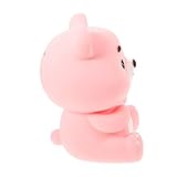 Levemolo Cute Bear Piggy Bank for Kids Unbreakable Money Box for Girls Adorable Anti Drop Coin Bank and Holidays